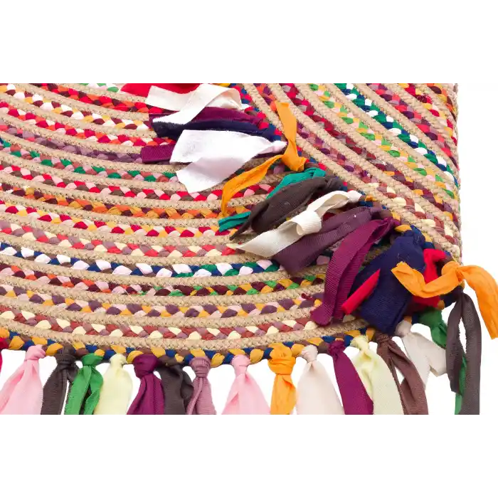 Patna PTN 10 Multy Mix Jüt Hasır Görünümlü Hav Toz Vermez Dekoratif Örgü Halı