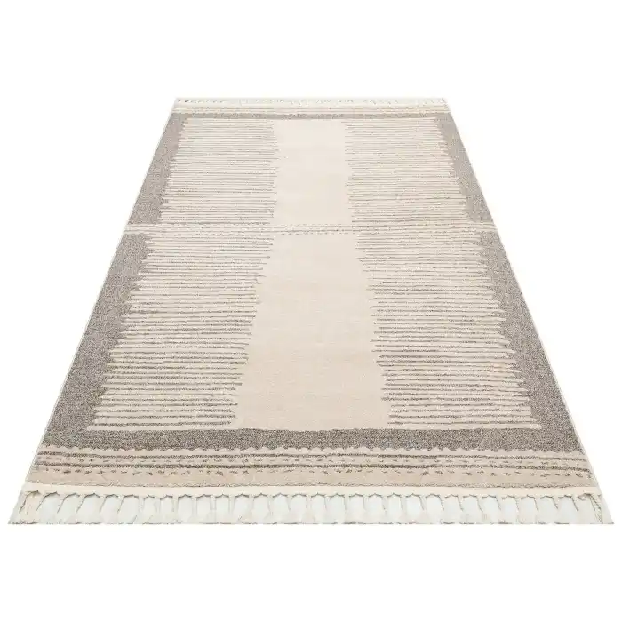 ETNA HALI 0057 Hav Toz Vermez Örgü Dokulu Modern Bukleli Makine Halısı