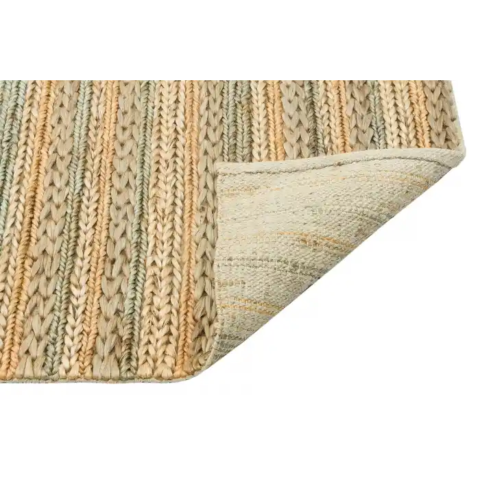 FLATWEAVE KILIM 0257 Farklı Örgü Dokusuna Sahip El Dokuma Naturel Jüt Hasır Halı