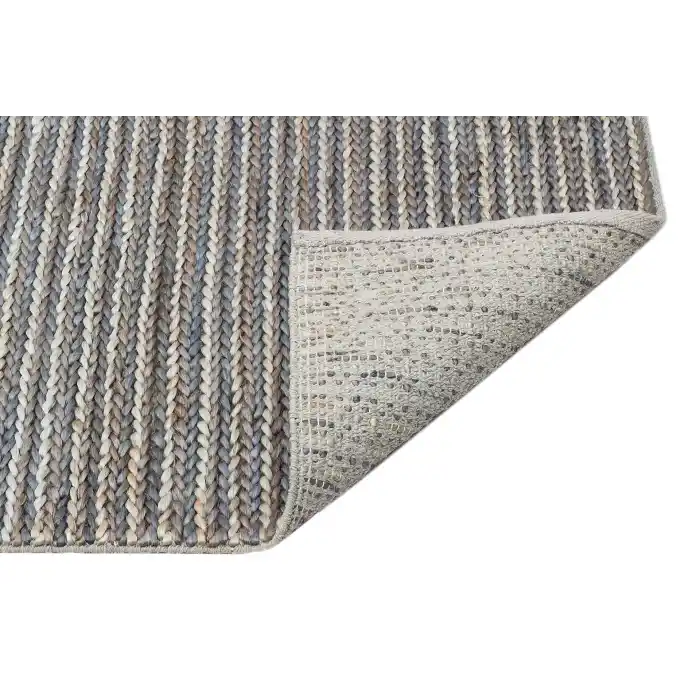 FLATWEAVE KILIM 0466 Farklı Örgü Dokusuna Sahip El Dokuma Naturel Jüt Hasır Halı