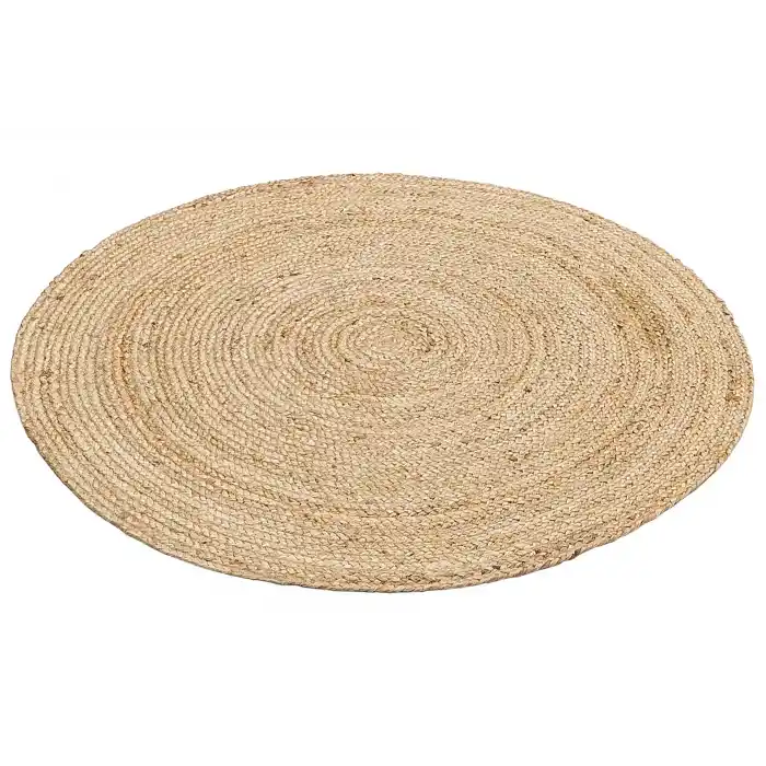 Juno Jüt Ech 01R Natural Flatweave El Dokuma Naturel Jüt Hasır Halı