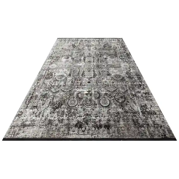 FRESCO HALI 0280 Yüksek Alçak Dokulu Özel Işıltılı Yüksek Kaliteli Sık Dokuma Modern Salon Halısı