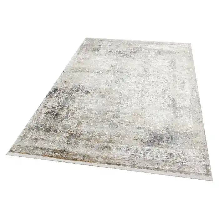 FRESCO HALI 0348 Yüksek Alçak Dokulu Özel Işıltılı Yüksek Kaliteli Sık Dokuma Modern Salon Halısı