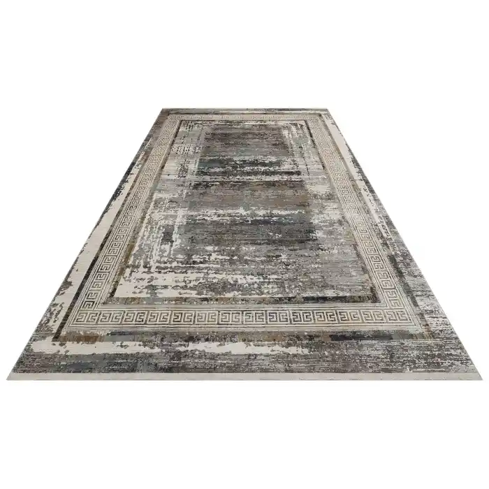 FRESCO HALI 0583 Yüksek Alçak Dokulu Özel Işıltılı Yüksek Kaliteli Sık Dokuma Modern Salon Halısı