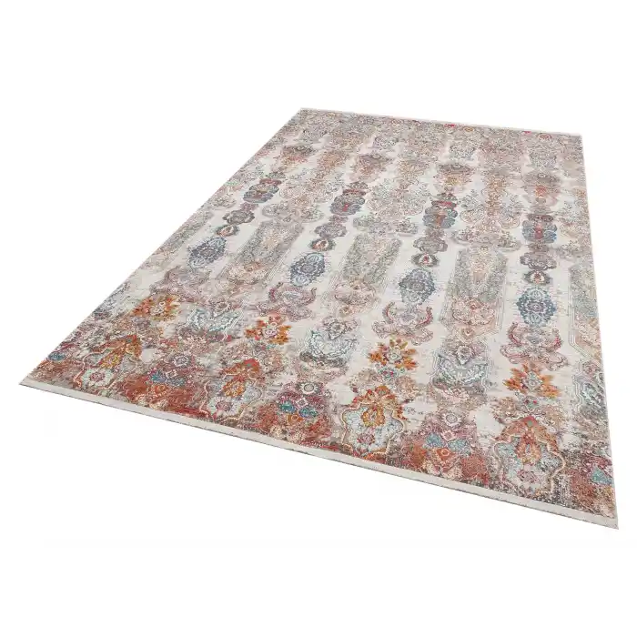 FRESCO HALI 0491 Yüksek Alçak Dokulu Özel Işıltılı Yüksek Kaliteli Sık Dokuma Modern Salon Halısı