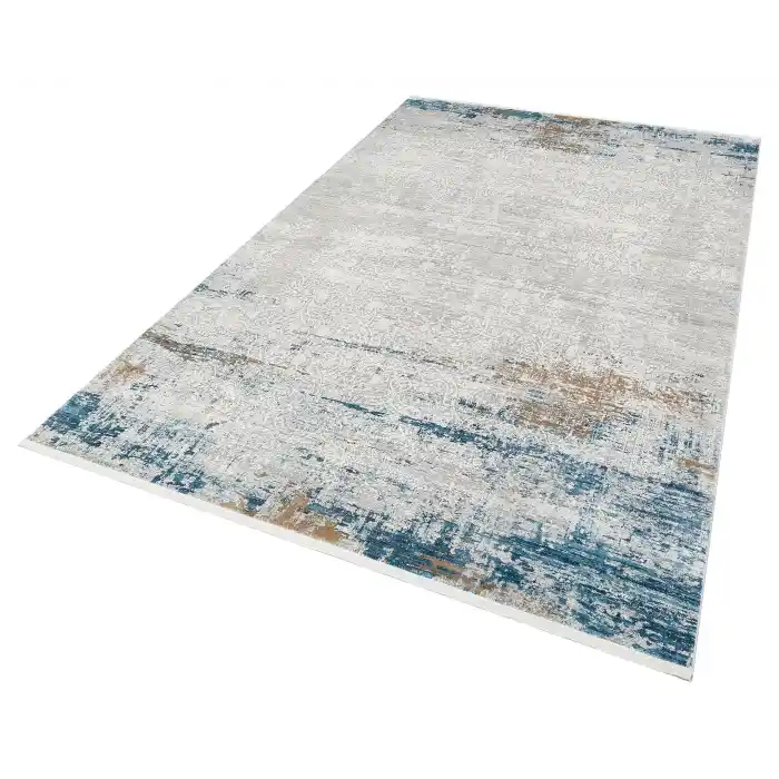 FRESCO HALI 0329 Yüksek Alçak Dokulu Özel Işıltılı Yüksek Kaliteli Sık Dokuma Modern Salon Halısı