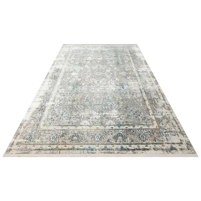 FRESCO HALI 0655 Yüksek Alçak Dokulu Özel Işıltılı Yüksek Kaliteli Sık Dokuma Modern Salon Halısı