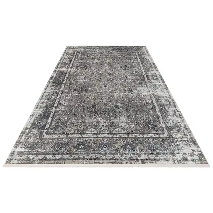 FRESCO HALI 0679 Yüksek Alçak Dokulu Özel Işıltılı Yüksek Kaliteli Sık Dokuma Modern Salon Halısı