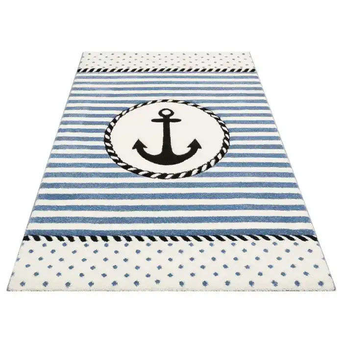 Eko Kids KDS 04 STD Denizci Desenli Hav Toz Vermez Çocuk Halısı