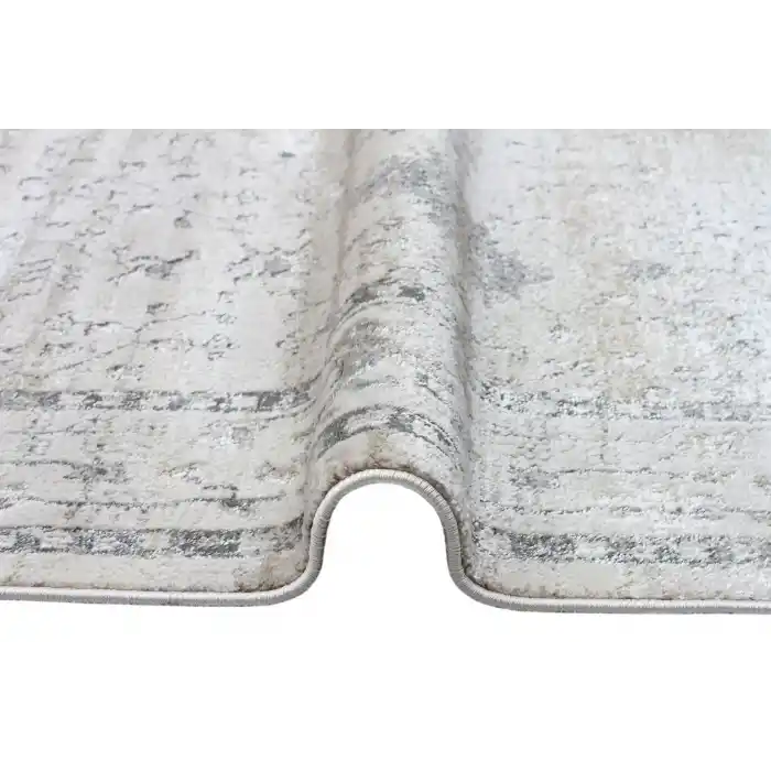 LISBON HALI 0021 Parlak Dokulu Modern Desen ve Renkli Metalik Işıltılı Makine Halısı