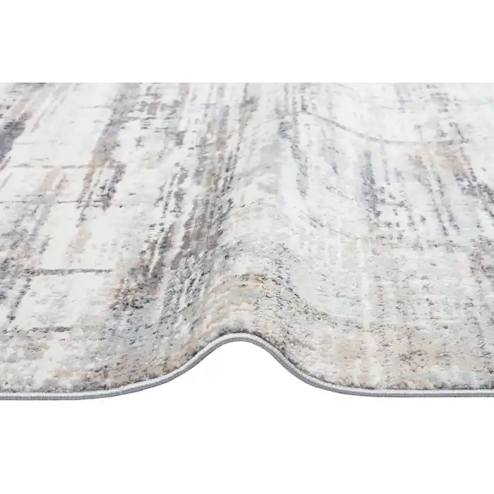 LAGOS HALI 0007 Hav Toz Vermez Eskitme Desenli Modern Makine Halısı