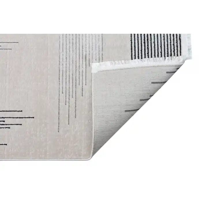 LISBON HALI 0009 Parlak Dokulu Modern Desen ve Renkli Metalik Işıltılı Makine Halısı