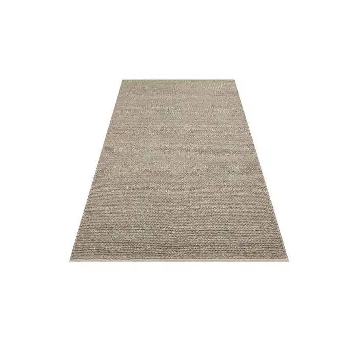 Jade Basketweave Brown Naturel Kazak Örgü Desenli El Dokuma Örgü Halı