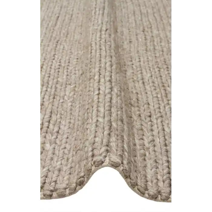 Jade Basketweave Brown Naturel Kazak Örgü Desenli El Dokuma Örgü Halı