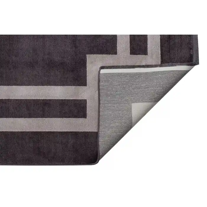 LUGANO HALI 0009 Art Deco Modern Bordürlü Yüksek Kalite Sık Dokuma Salon Halısı