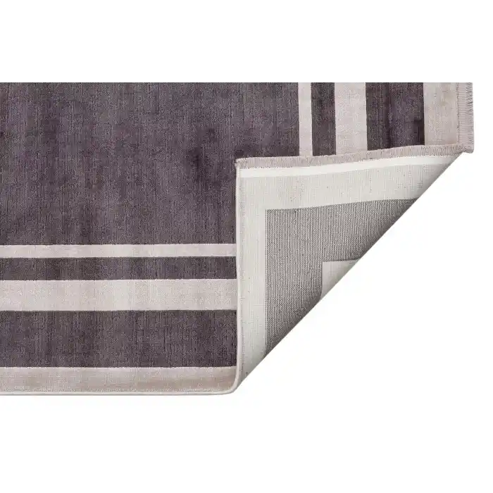 LUGANO HALI 0045 Art Deco Modern Bordürlü Yüksek Kalite Sık Dokuma Salon Halısı