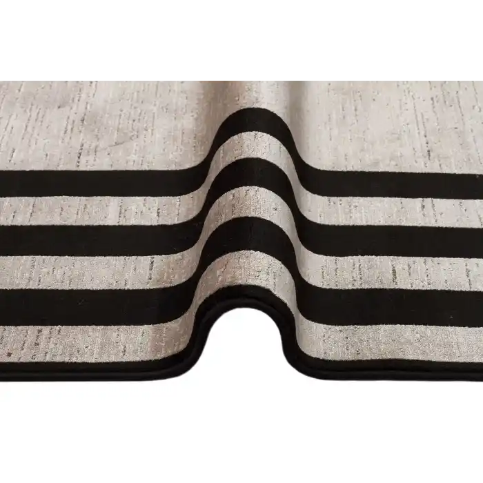 LUGANO HALI 0145 Art Deco Modern Bordürlü Yüksek Kalite Sık Dokuma Salon Halısı