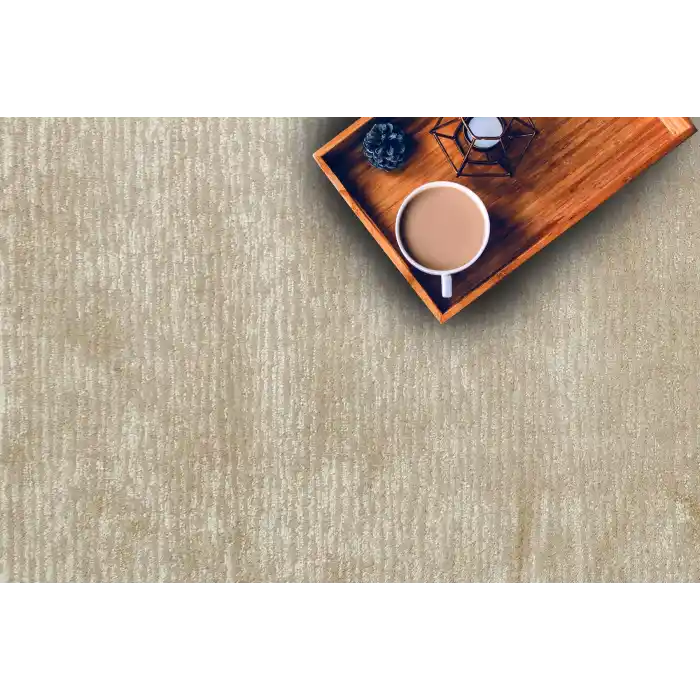 MAJESTY HALI 0013 Düz Desenli El Emeği ile Özel Tezgahlarda Üretilen Yün Viskon Tencel Uşak Halısı