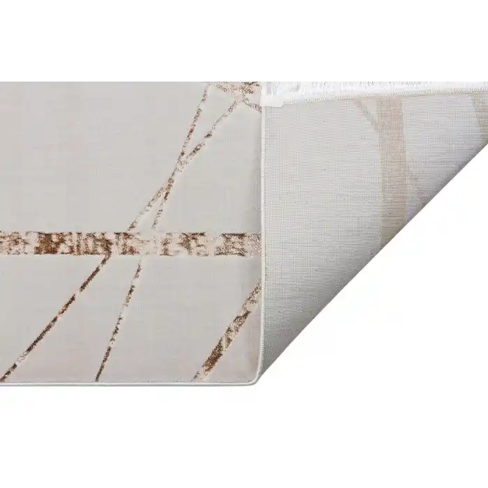 LISBON HALI 0033 Parlak Dokulu Modern Desen ve Renkli Metalik Işıltılı Makine Halısı