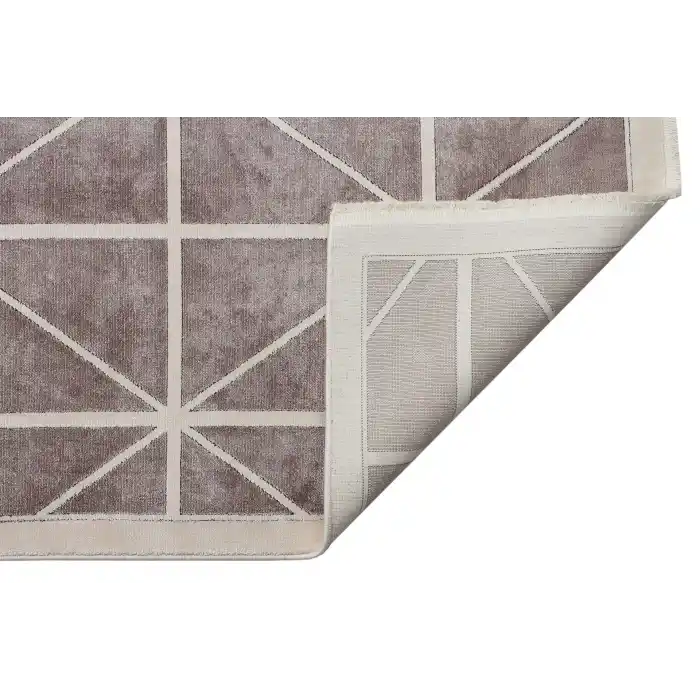 LUGANO HALI 0126 Art Deco Modern Bordürlü Yüksek Kalite Sık Dokuma Salon Halısı