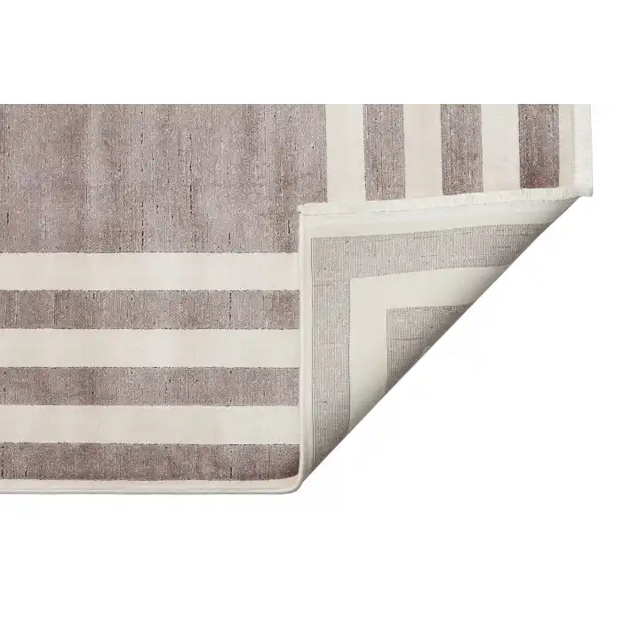 LUGANO HALI 0079 Art Deco Modern Bordürlü Yüksek Kalite Sık Dokuma Salon Halısı