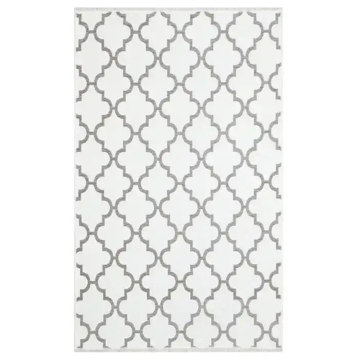 NOA KILIM 0197 Hav Toz Vermez Yıkanabilir Çift Taraflı İnce Modern İskandinav Kilim