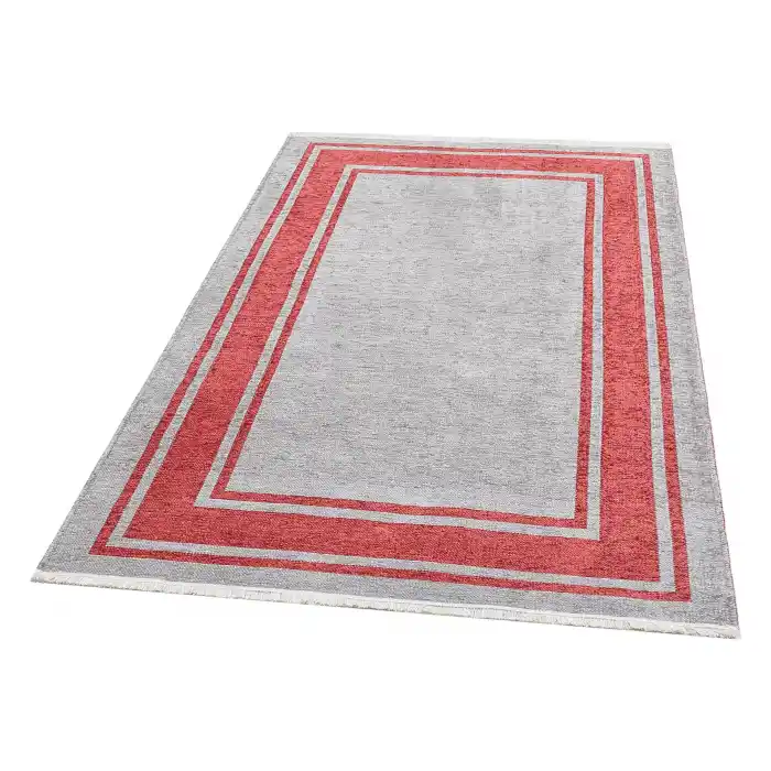 NOA KILIM 0258 Hav Toz Vermez Yıkanabilir Çift Taraflı İnce Modern İskandinav Kilim