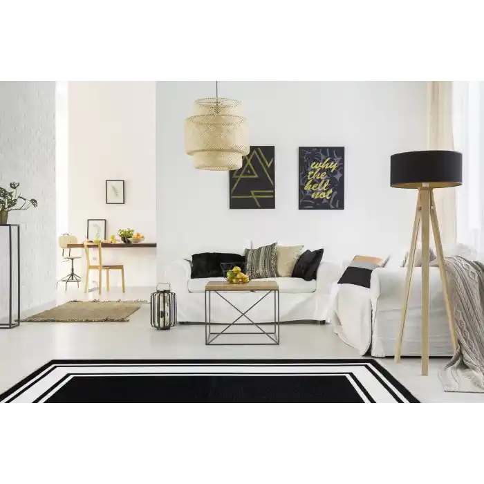 NOA KILIM 0276 Hav Toz Vermez Yıkanabilir Çift Taraflı İnce Modern İskandinav Kilim