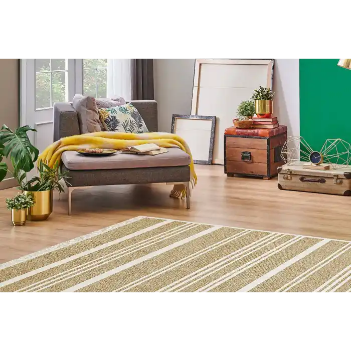 MONDO KILIM 0010 İskandinav Yıkanabilir Çift Taraflı Modern Halı