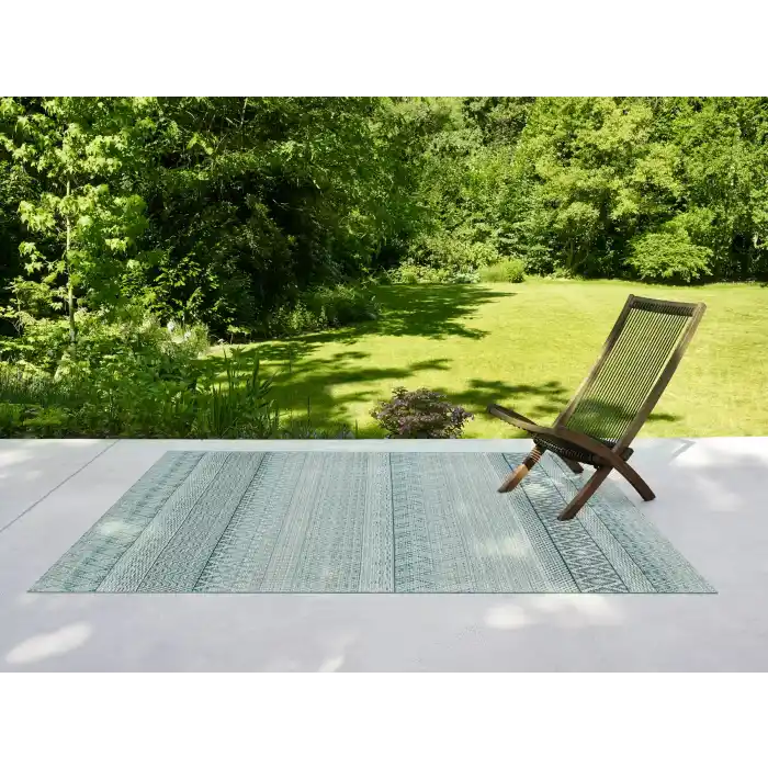 POLO HALI 0036 Dış Mekan Kullanıma Uygun, Yıkanabilen, Hav ve Toz Vermeyen Modern Sisal Halı