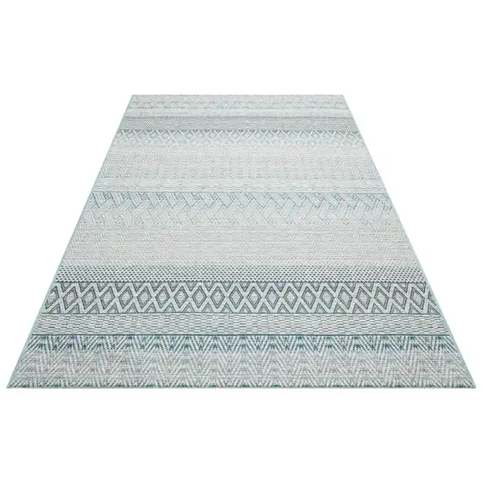 POLO HALI 0036 Dış Mekan Kullanıma Uygun, Yıkanabilen, Hav ve Toz Vermeyen Modern Sisal Halı