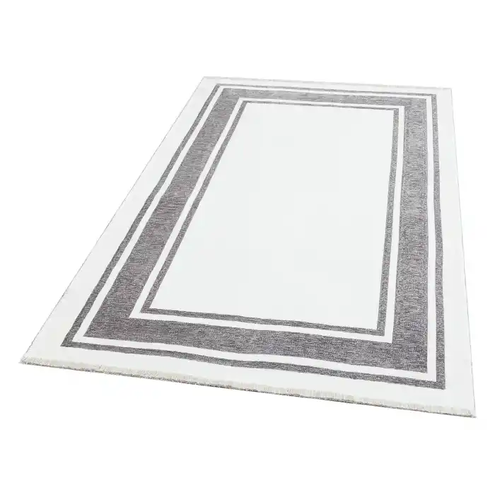 NOA KILIM 0256 Hav Toz Vermez Yıkanabilir Çift Taraflı İnce Modern İskandinav Kilim