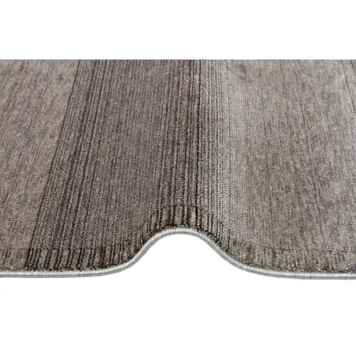 PERU HALI 0078 Kolay Kullanımlı Eskitme ve Modern Desenli Viskon Polyester Şık Makine Halısı