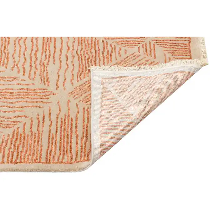 HERITAGE HALI 2720 Eskitme Desenli El Emeği ile Özel Tezgahlarda Üretilen Yün Bambu Uşak Halısı