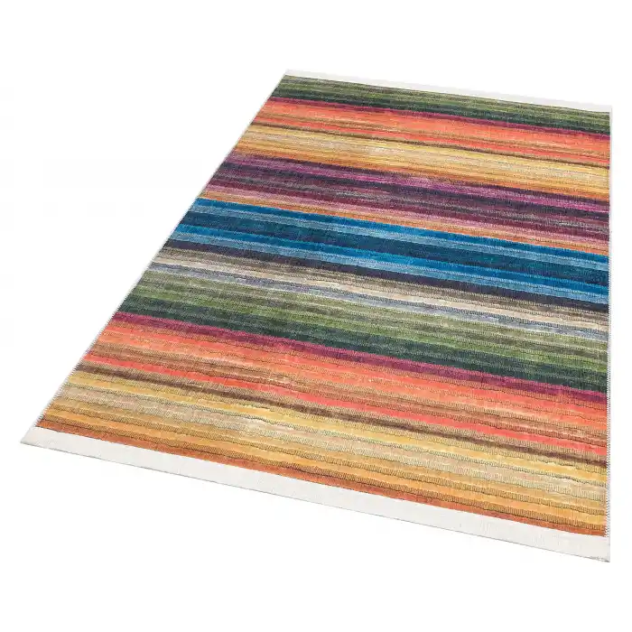 REFLEX HALI 0238 Baskı Desenli Hav Toz Vermez Yıkanabilir İnce Halı