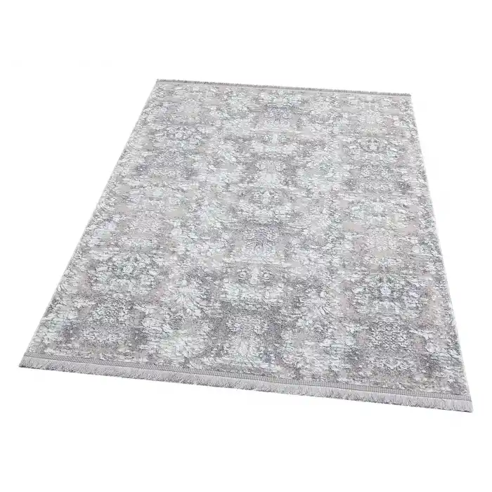 SATEEN HALI 0123 Hav Toz Vermez Yıkanabilir Kaymaz İnce Dokuma Modern Halı