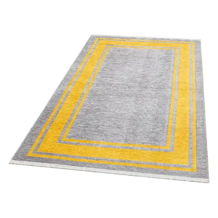 NOA KILIM 0249 Hav Toz Vermez Yıkanabilir Çift Taraflı İnce Modern İskandinav Kilim