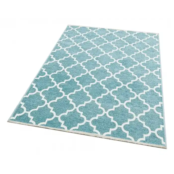 NOA KILIM 0190 Hav Toz Vermez Yıkanabilir Çift Taraflı İnce Modern İskandinav Kilim