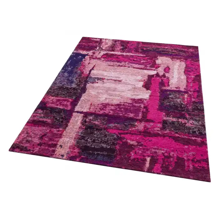 SMART HALI 0010 Kolay Kullanımlı Çok Renkli Modern İnce Dokuma Halı