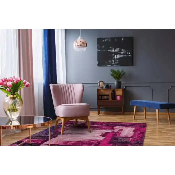 SMART HALI 0010 Kolay Kullanımlı Çok Renkli Modern İnce Dokuma Halı