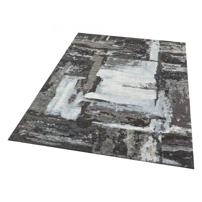 SMART HALI 0105 Kolay Kullanımlı Çok Renkli Modern İnce Dokuma Halı