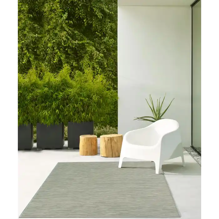 POLO HALI 0010 Dış Mekan Kullanıma Uygun, Yıkanabilen, Hav ve Toz Vermeyen Modern Sisal Halı