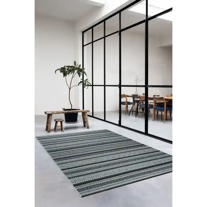 POLO HALI 0003 Dış Mekan Kullanıma Uygun, Yıkanabilen, Hav ve Toz Vermeyen Modern Sisal Halı