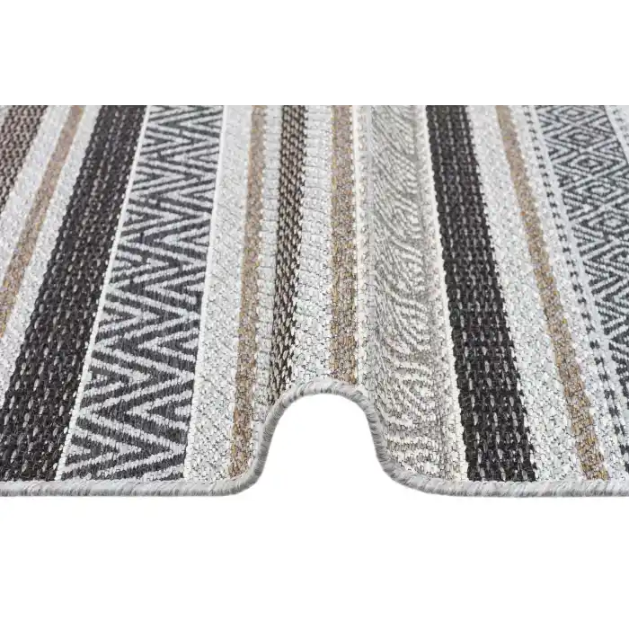 POLO HALI 0003 Dış Mekan Kullanıma Uygun, Yıkanabilen, Hav ve Toz Vermeyen Modern Sisal Halı