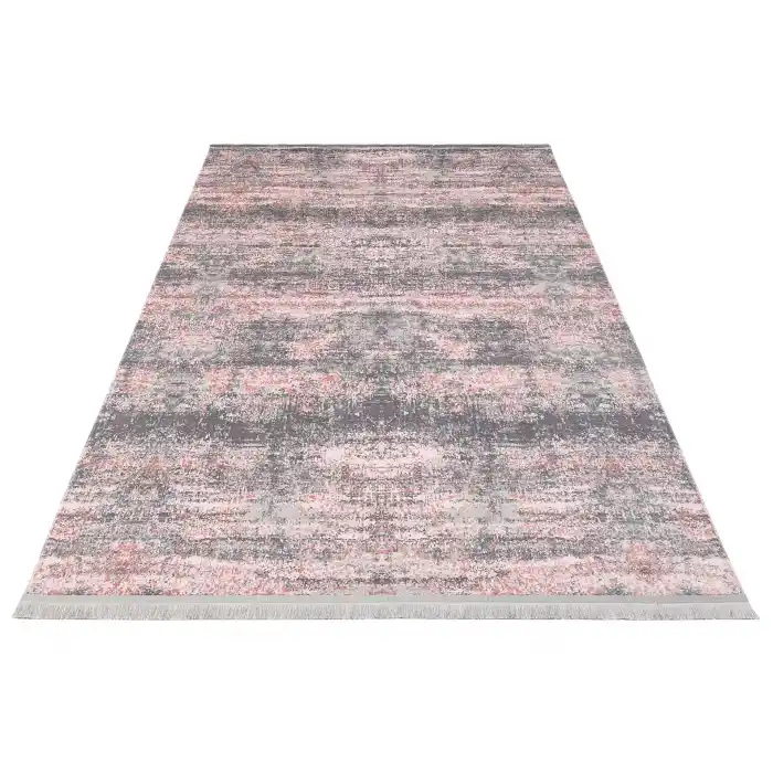 SATEEN HALI 0077 Hav Toz Vermez Yıkanabilir Kaymaz İnce Dokuma Modern Halı