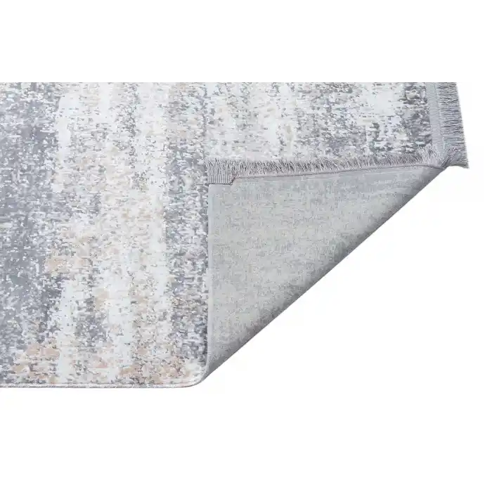 SATEEN HALI 0097 Hav Toz Vermez Yıkanabilir Kaymaz İnce Dokuma Modern Halı