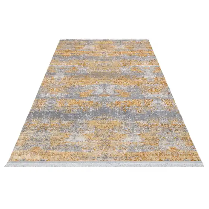 SATEEN HALI 0216 Hav Toz Vermez Yıkanabilir Kaymaz İnce Dokuma Modern Halı