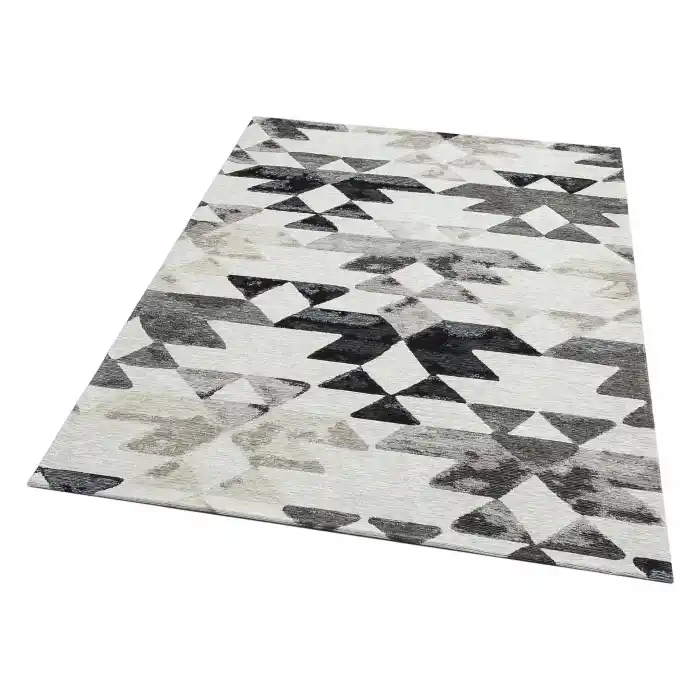 SMART HALI 0505 Kolay Kullanımlı Çok Renkli Modern İnce Dokuma Halı