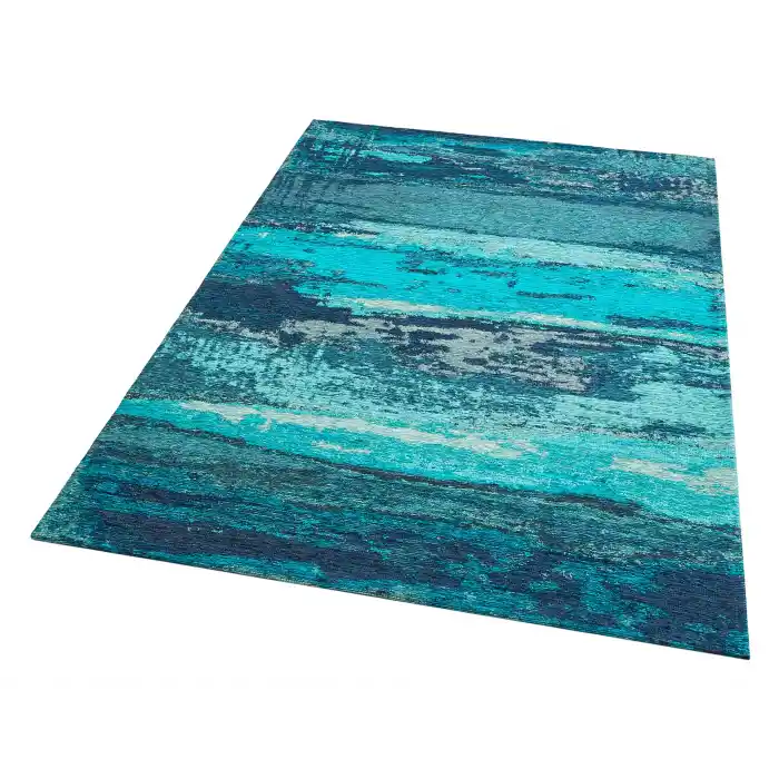 SMART HALI 0512 Kolay Kullanımlı Çok Renkli Modern İnce Dokuma Halı