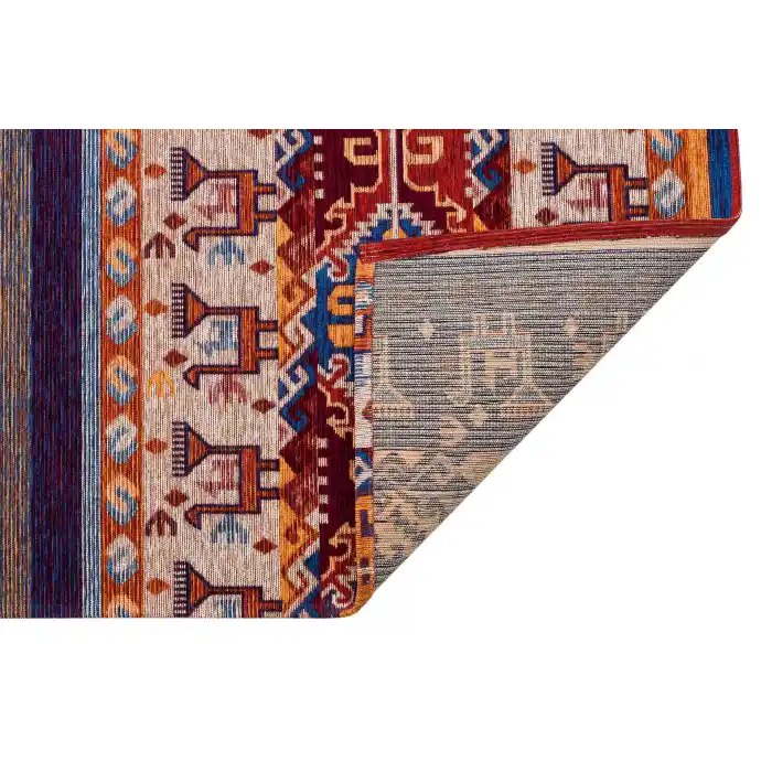 SMART HALI 0686 Kolay Kullanımlı Çok Renkli Modern İnce Dokuma Halı